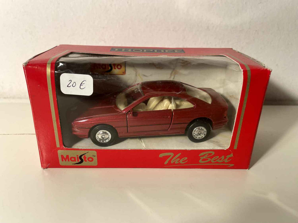 BMW 850I rosso scuro - bordeaux - MAISTO