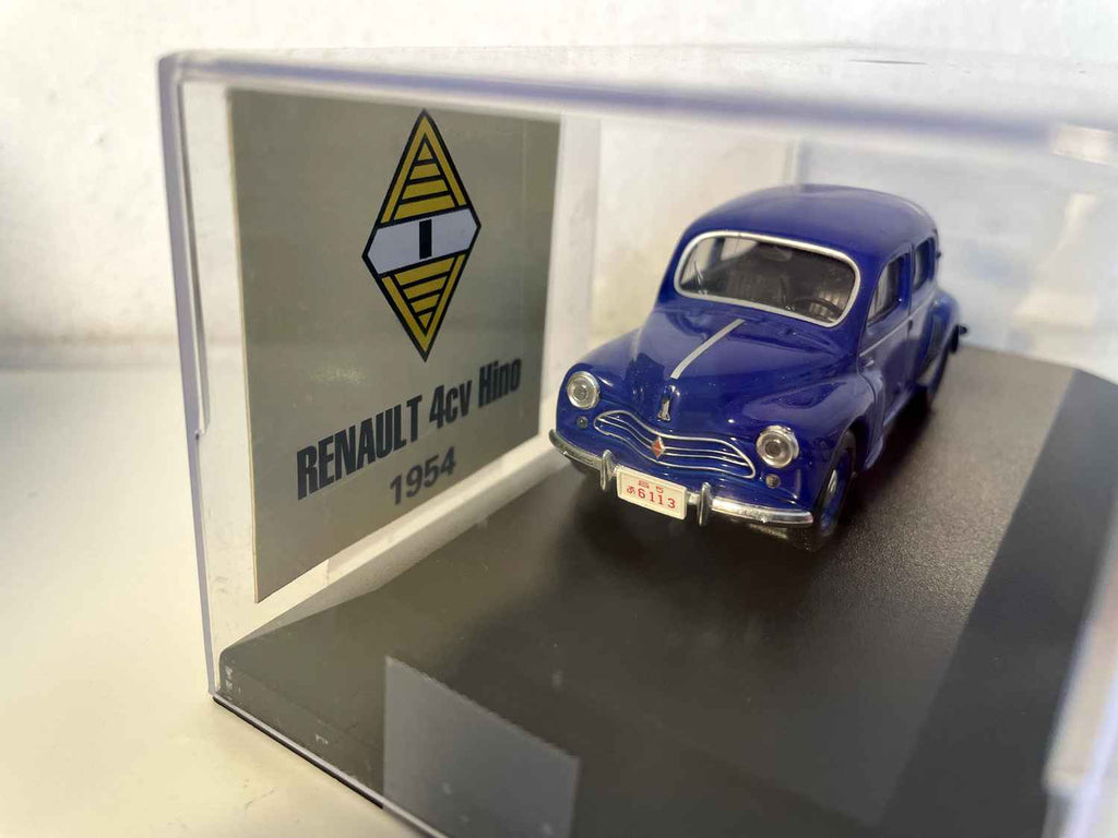 Blauwe Renault 4 CV Hino uit 1954 (Norev)
