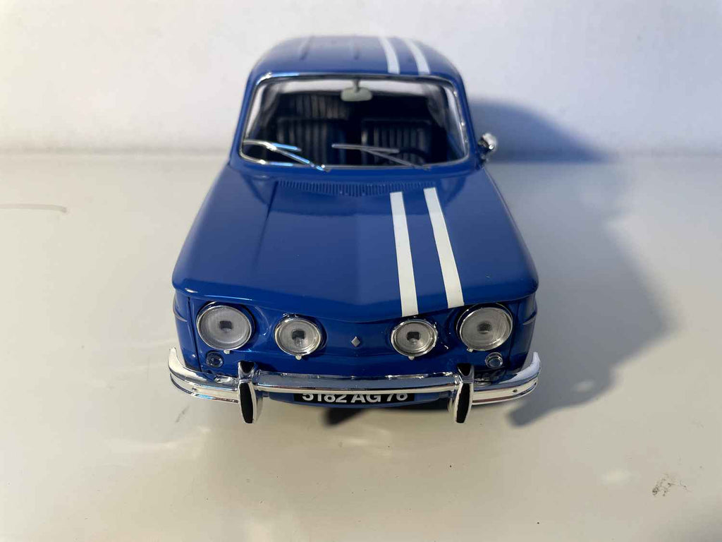 Blauwe Renault 8 Gordini uit 1999 (Solido schaal 1/18)