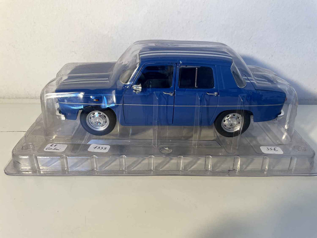 Blauwe Renault 8 Gordini uit 1999 (Solido schaal 1/18)