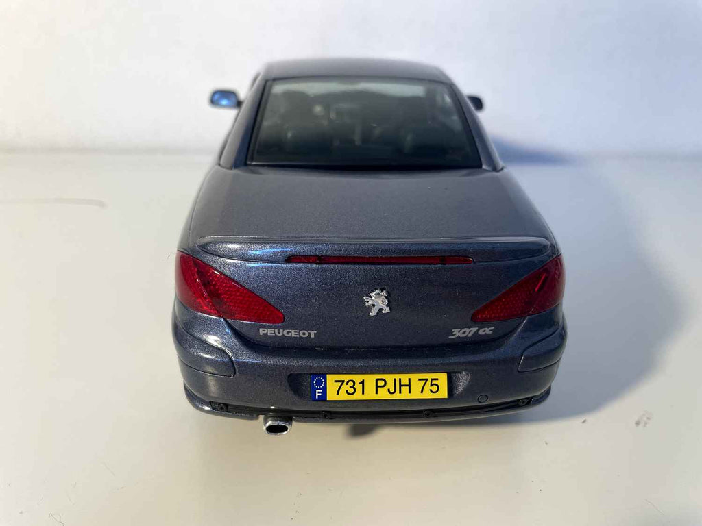 Peugeot 307 CC bleue grisée? (Solido échelle 1/18ème)