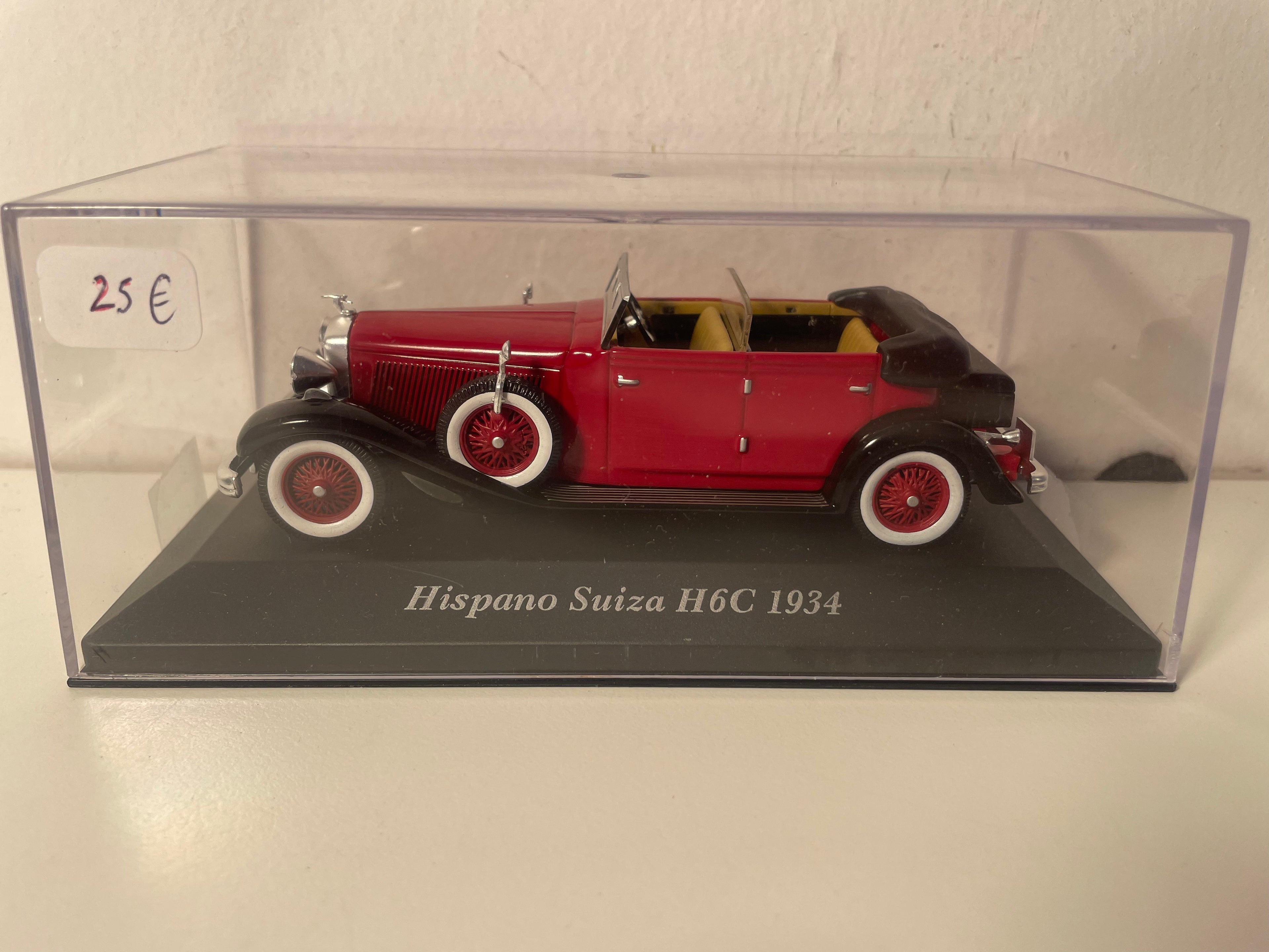 Hispano-Suiza H6C rouge foncé / bordeaux de 1934