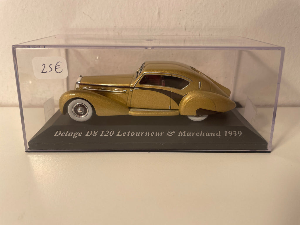 Delage D8 120 Letourneur e Marchand marrone del 1939