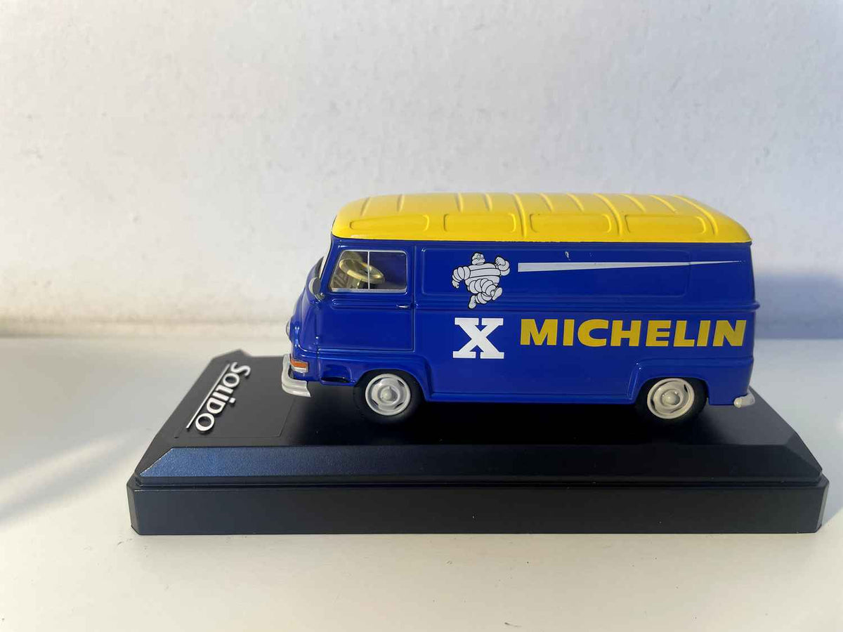 Renault Estafette blauw en geel MICHELIN uit 1962 (Solido referentie 82106)