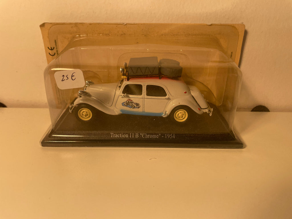 Citroën Traction 11 B "Chrome"beige de 1954 con materiales en el techo