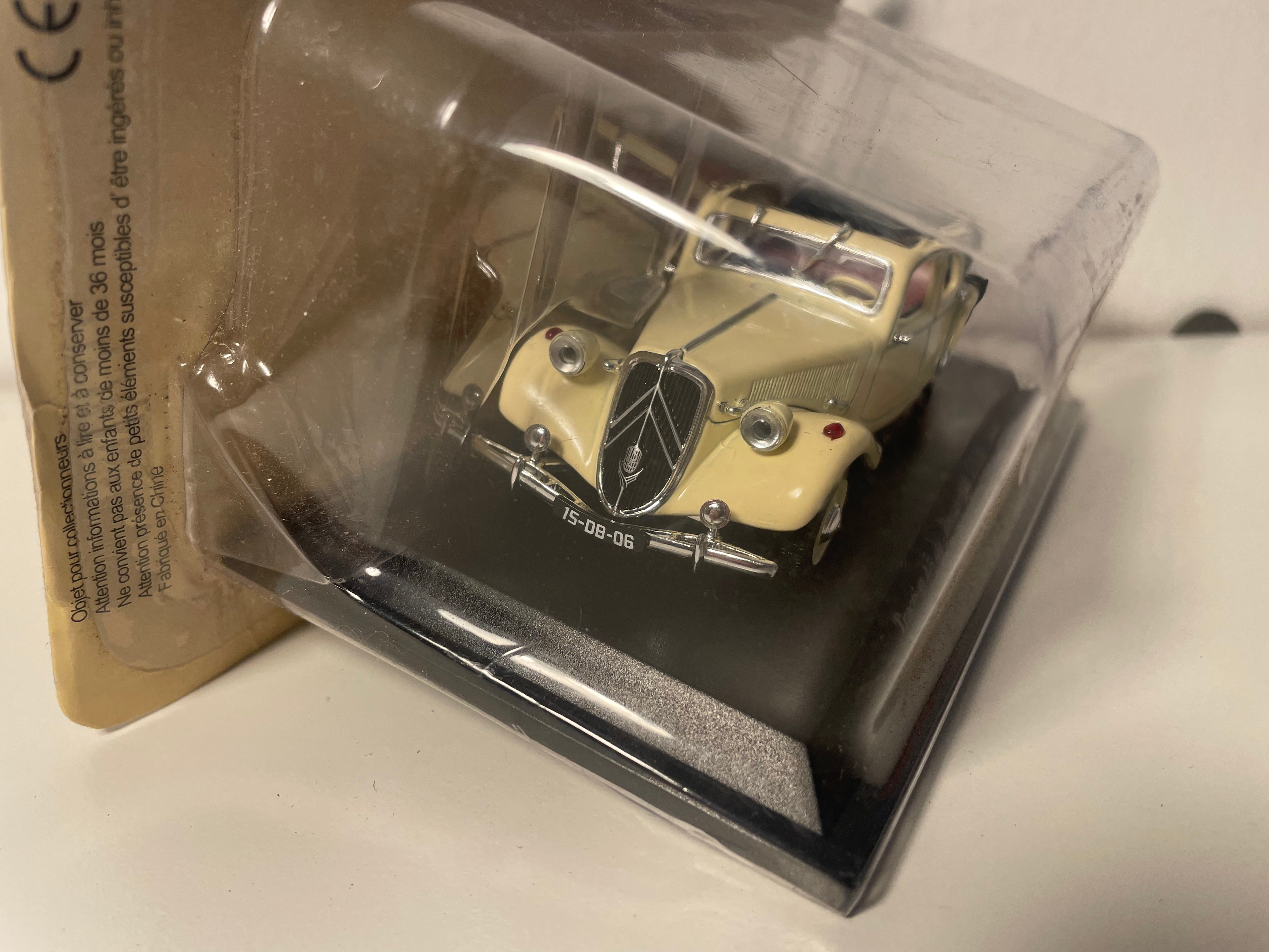 Citroën traction 15 six Découvrable E.D.M. beige/crème? de 1949