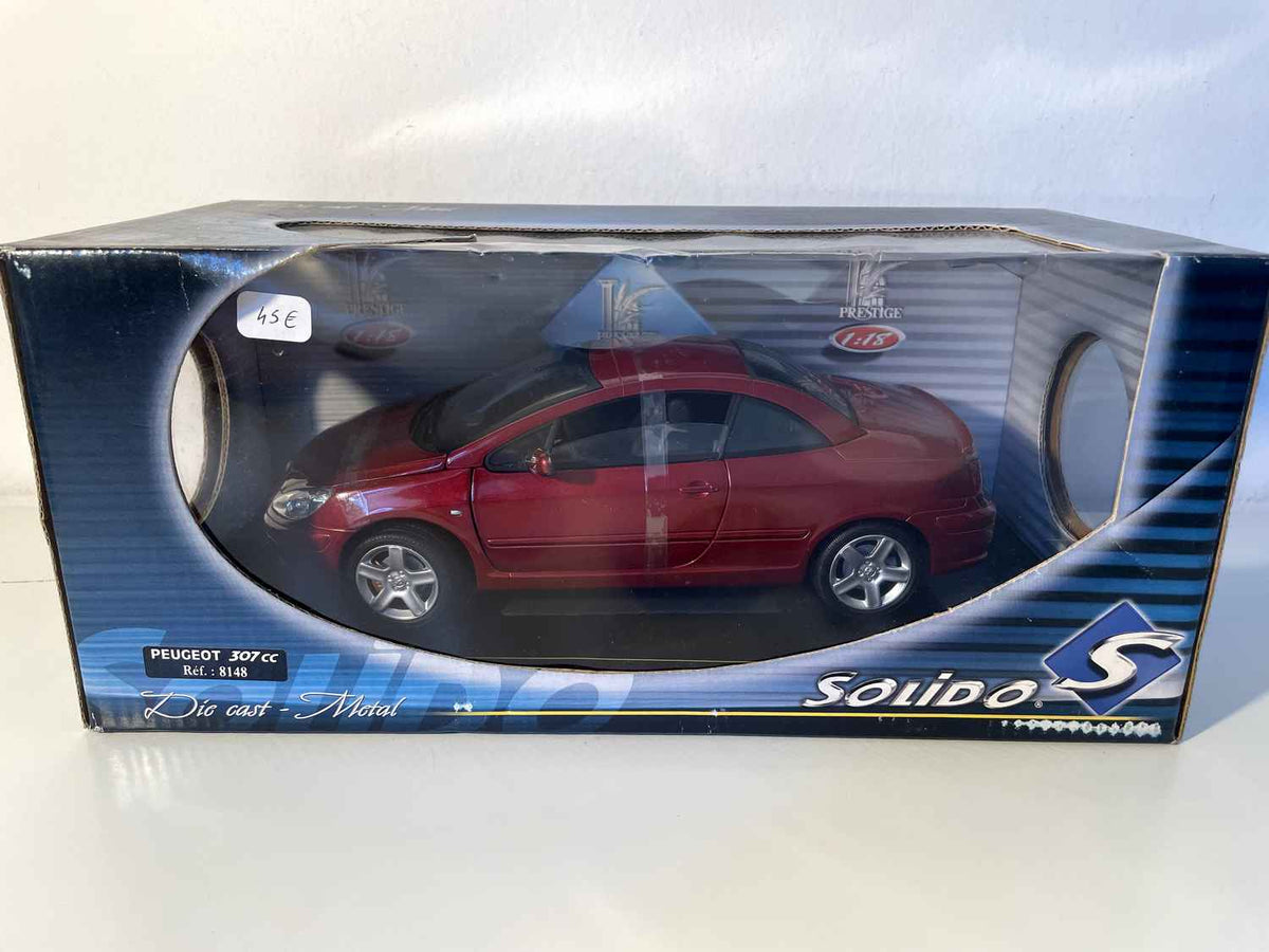 Peugeot 307 CC Bordeaux (Solido referentie 8148) - Schaal 1/18