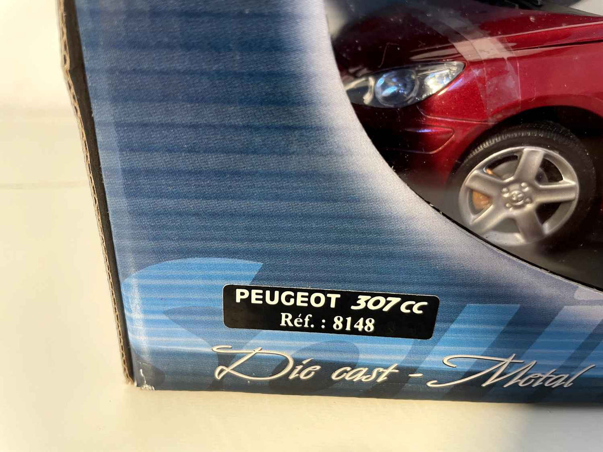 Peugeot 307 CC Bordeaux (Solido referentie 8148) - Schaal 1/18