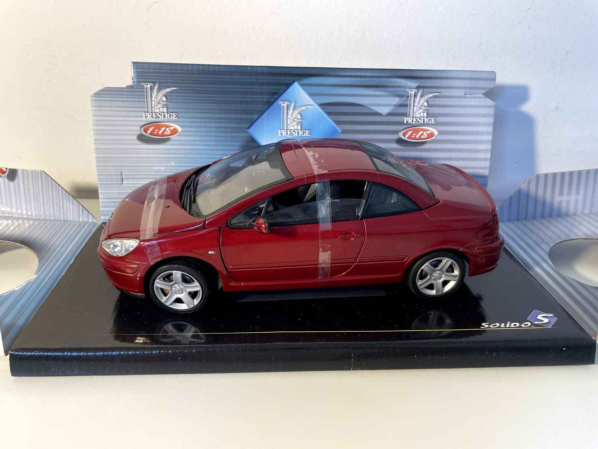 Peugeot 307 CC Bordeaux (Solido referentie 8148) - Schaal 1/18