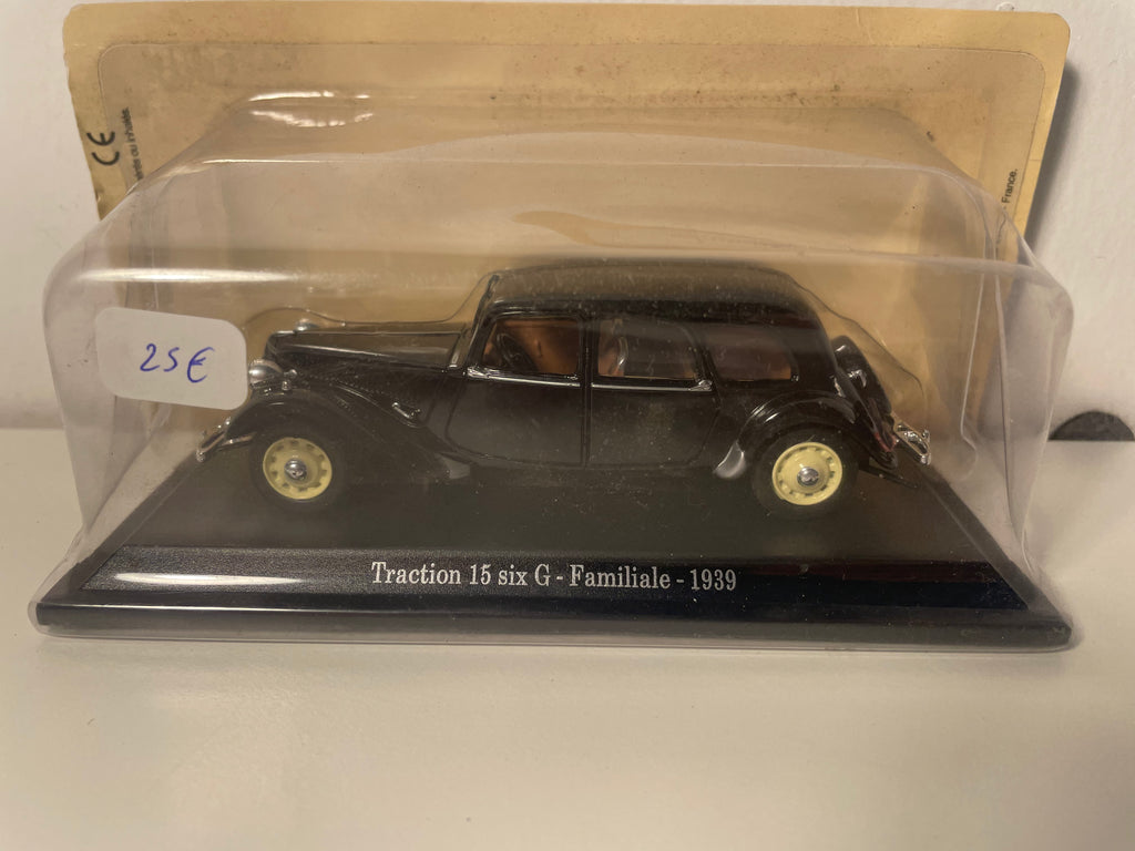 Citroën Traction 15 six G Familiale negra de 1939