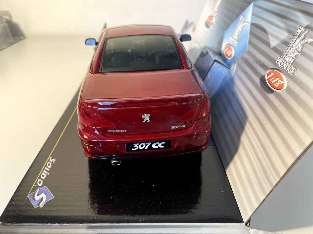 Peugeot 307 CC Bordeaux (Solido referentie 8148) - Schaal 1/18