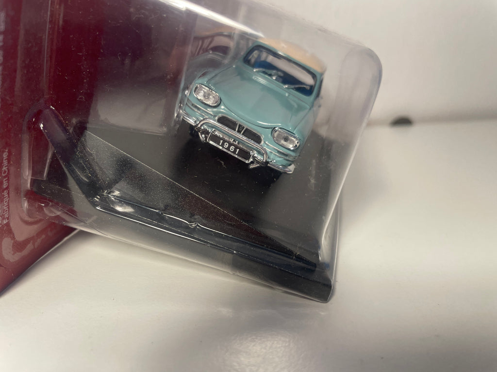 Citroën Ami 6 bleue et toit blanc cassé de 1961 (blister)