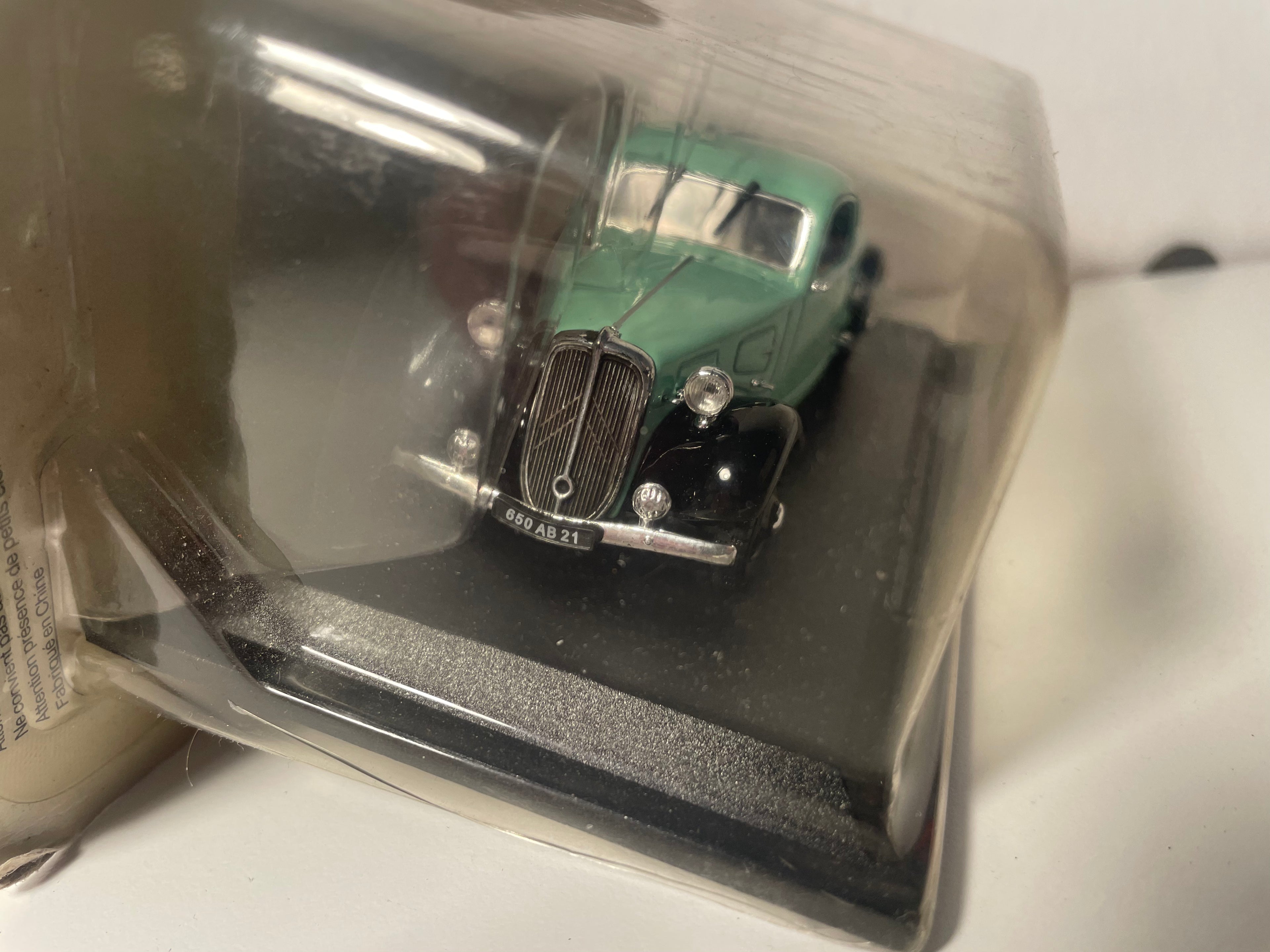 Citroën Traction 7B Faux-Cabriolet Verde e Preto de 1934