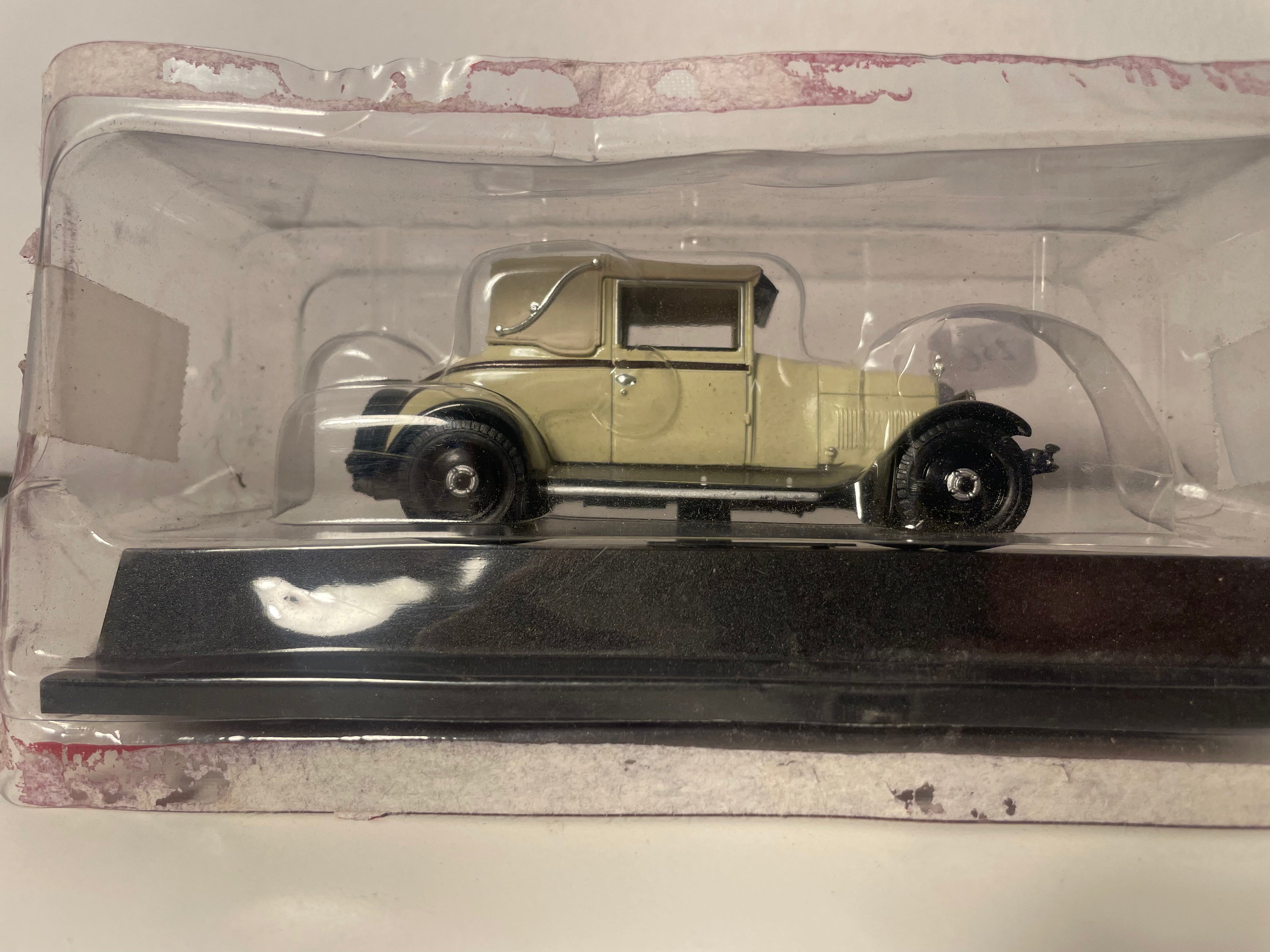 Citroën B14G beige Cabrio vun 1928 (an Blisterpackung)