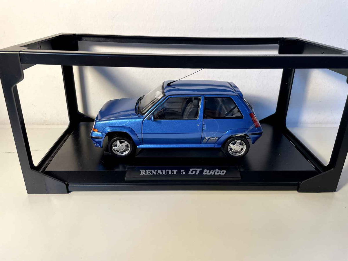 Renault 5 GT Turbo niebieski (skala 1/18) - Norev