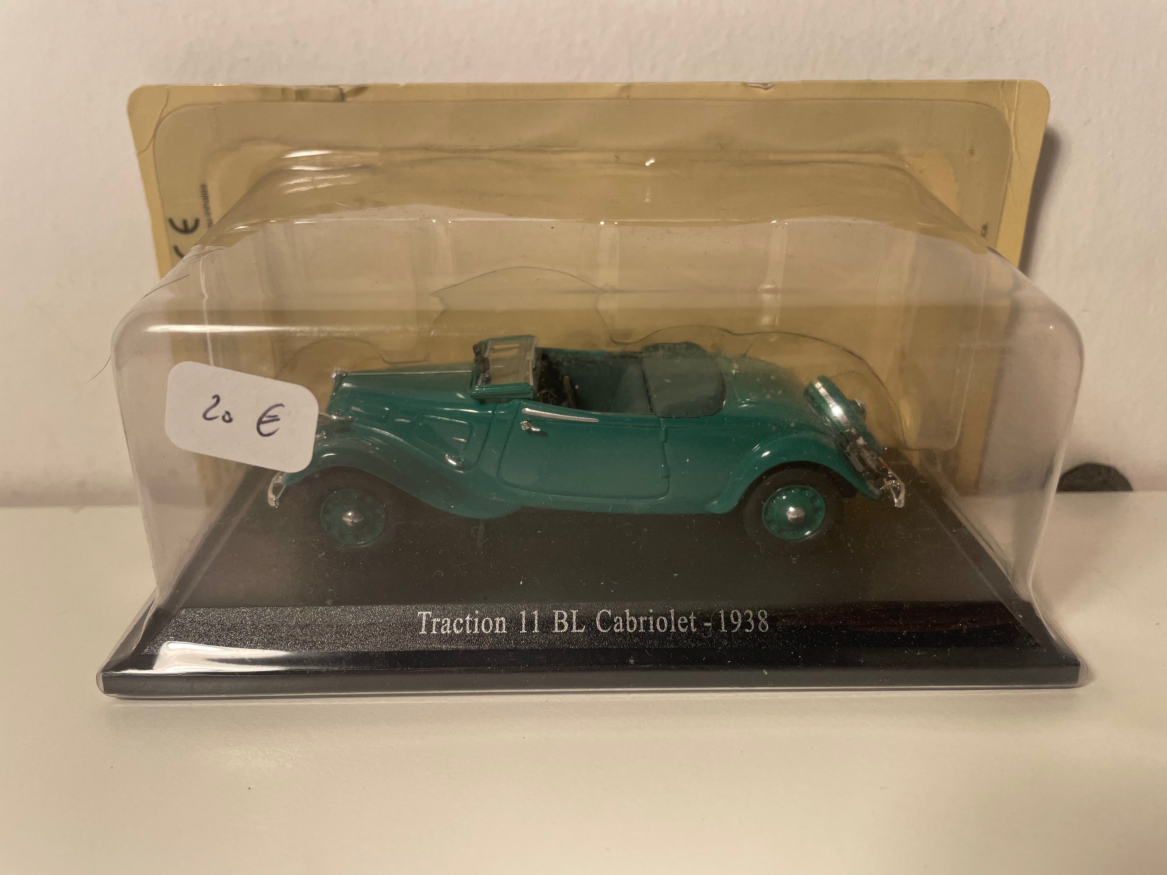 Citroën Traction 11 BL Cabriolet Verde de 1938