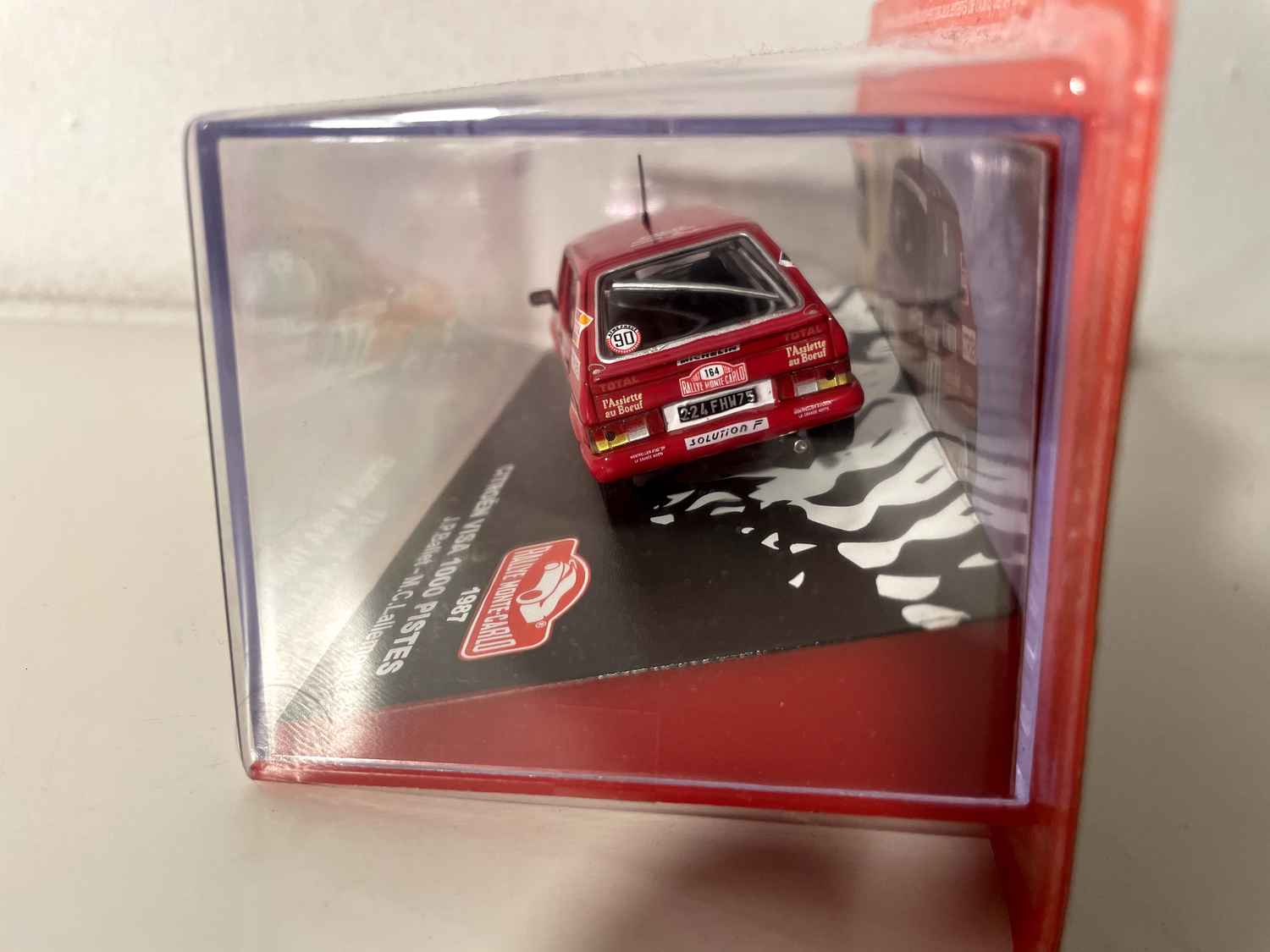 Citroën Visa 1000 pistes rode nummer 164 - Rallye Monte-Carlo 1987