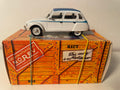 Citroën Dyane Côte d'Azur wäiss mat blauer Uewerfläch - NOREV (Auto an enger Kartonbox)