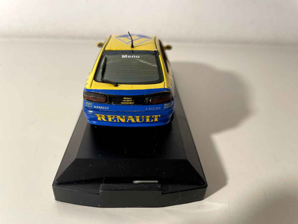 Renault Laguna BTCC żółty numer 10 - Vitesse (opakowanie z fioletowego kartonu)