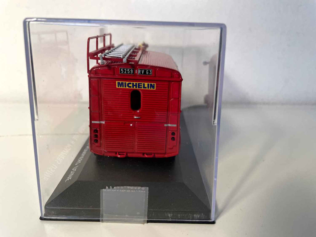 Vigili del fuoco della fabbrica MICHELIN tipo H Citroën (box in plexiglas)