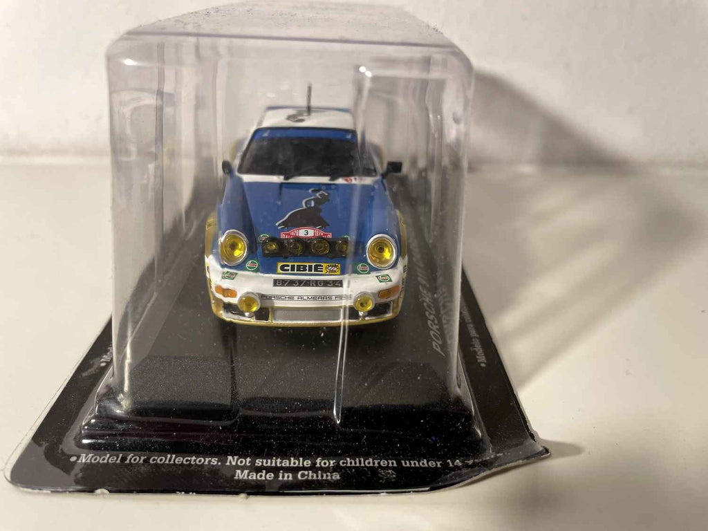 Porsche 911 Carrera RS niebieska numer 3 - Rajd Monte Carlo 1978