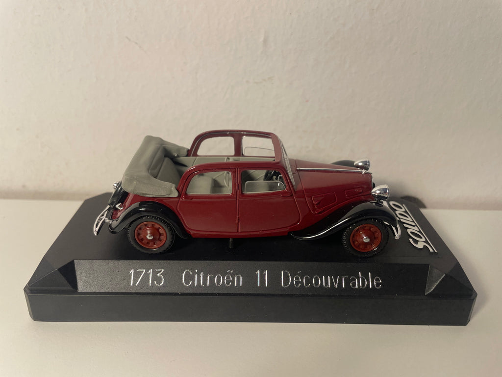 Citroën Traction 11 Convertible Bordeaux - Solido Reference 1713