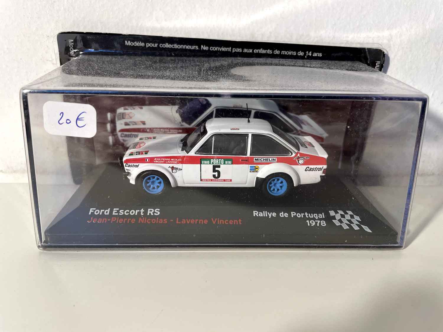 Ford Escort RS bianca e rossa numero 5 - Rally del Portogallo 1978