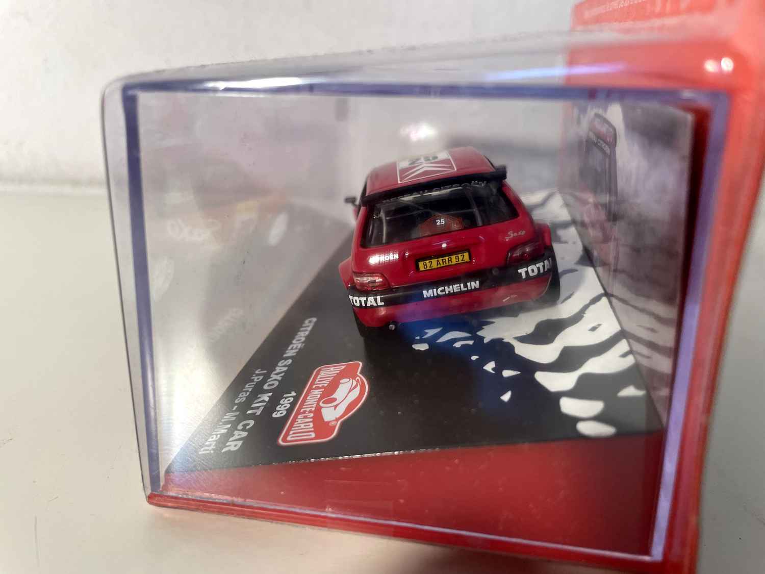 Citroën Saxo kit Car rout Nummer 25 - Rallye de Monté-Carlo 1999