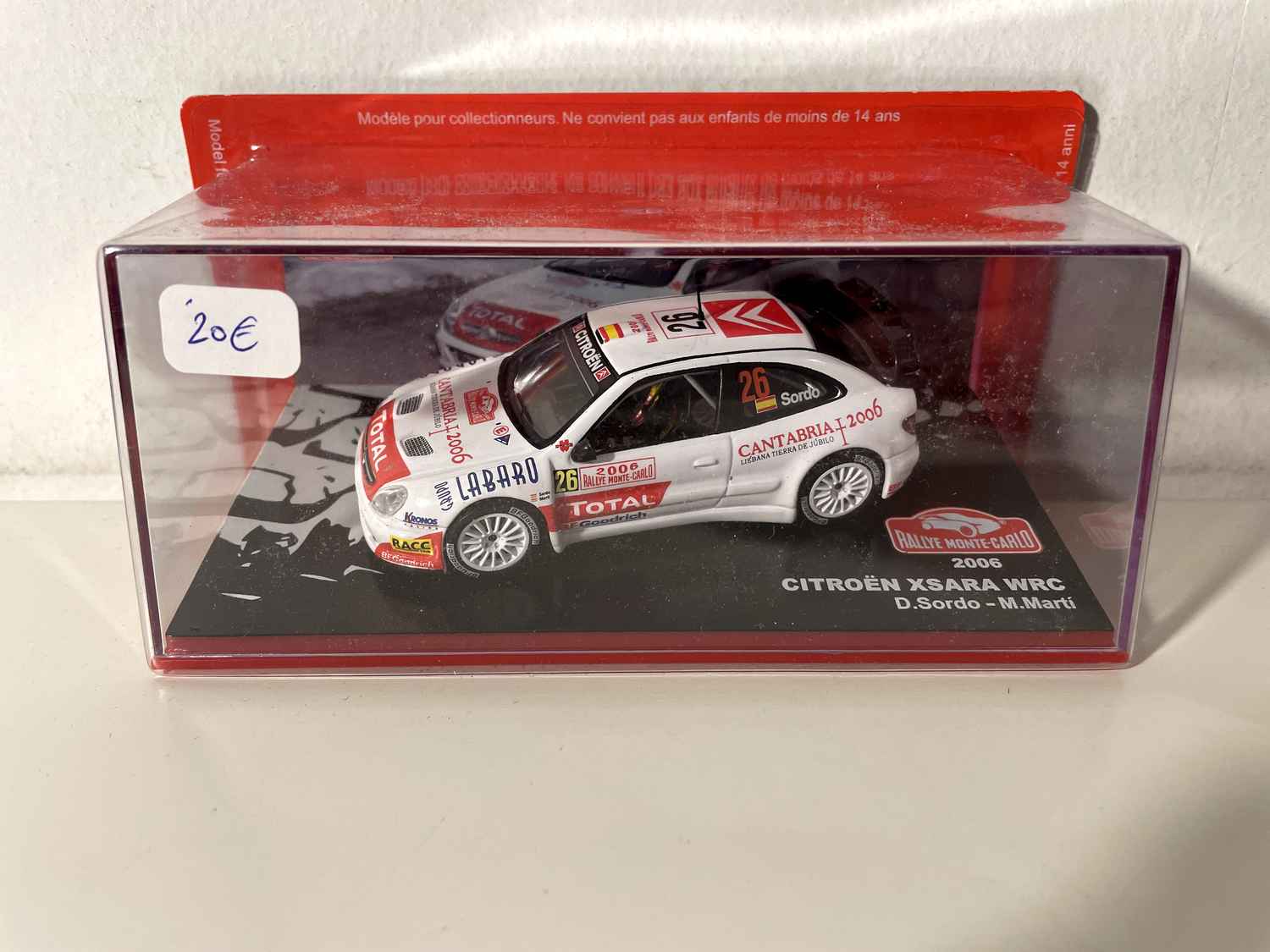 Citroën Xsara WRC witte nummer 26 - Rallye Monte-Carlo 2006