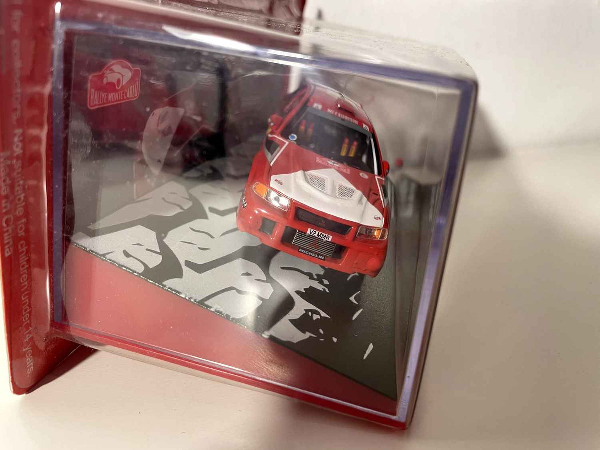 Mitsubishi Lancer EVO VI vermelho número 1 - Rally de Monte Carlo 2000