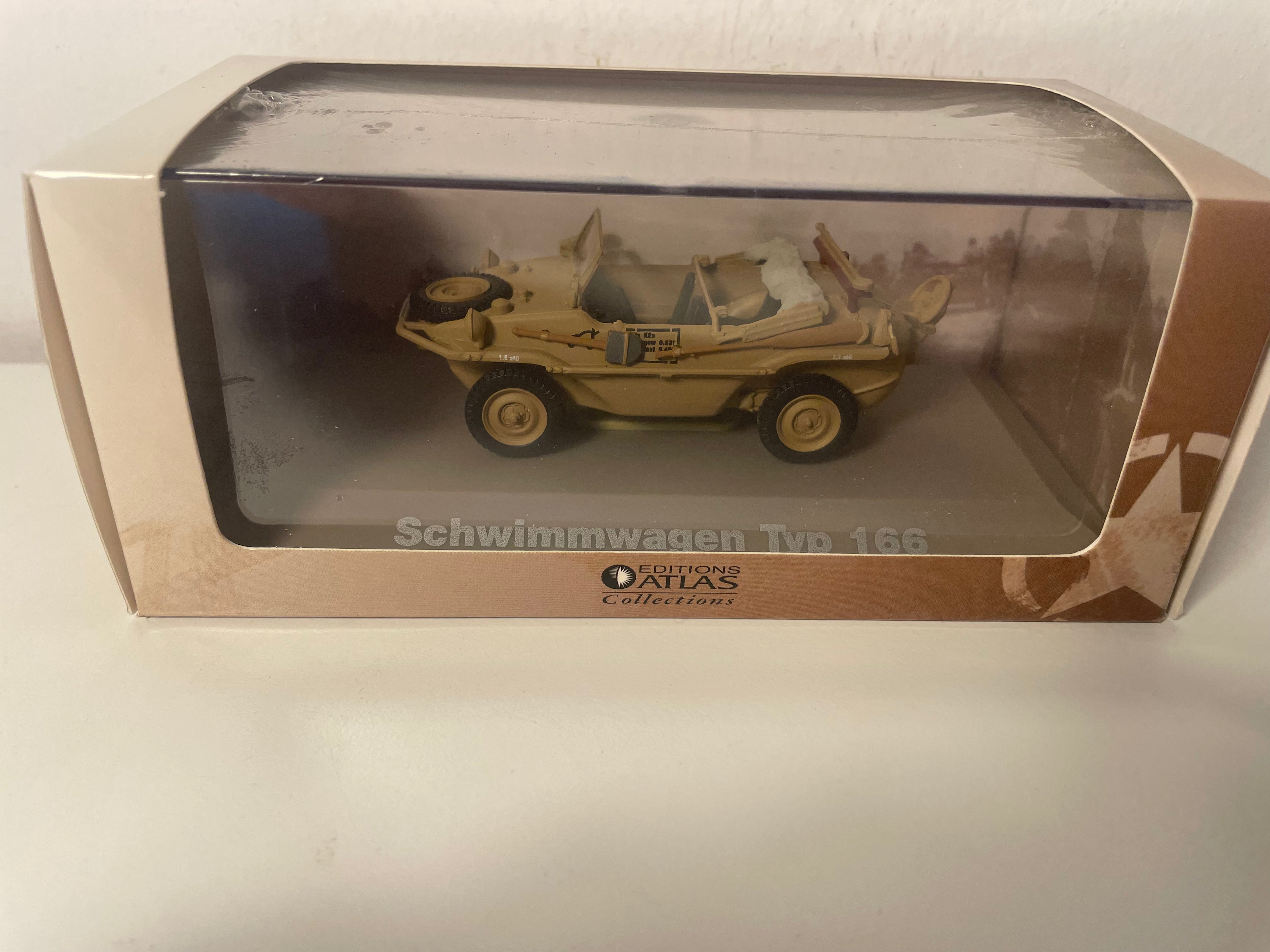 Veículo miniatura Schwimmwagen Typ 166 - Atlas