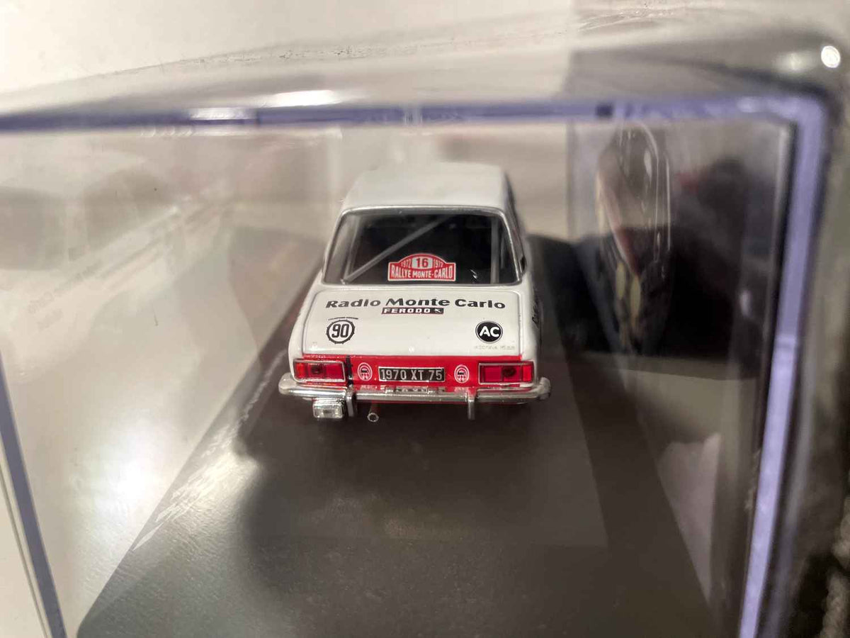Opel Ascona weiß und rot Nummer 16 - Rallye Monte-Carlo 1972