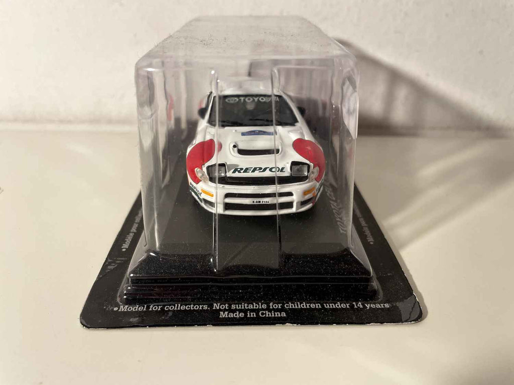 Toyota Celica Turbo 4WD wit en rood nummer 4 - Rally van Catalonië 1992
