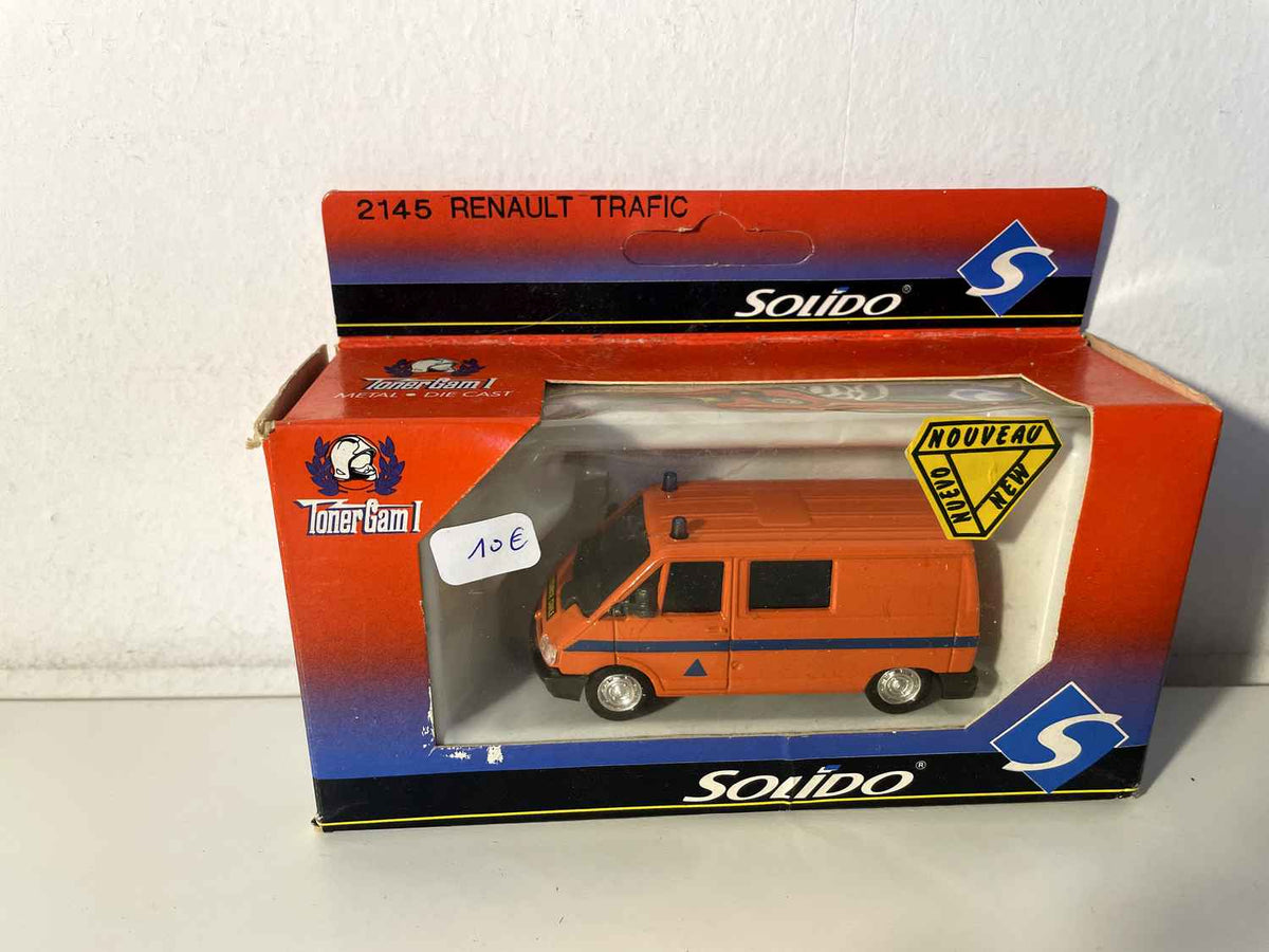 Renault Trafic arancione VIGILI DEL FUOCO (riferimento Solido 2145)