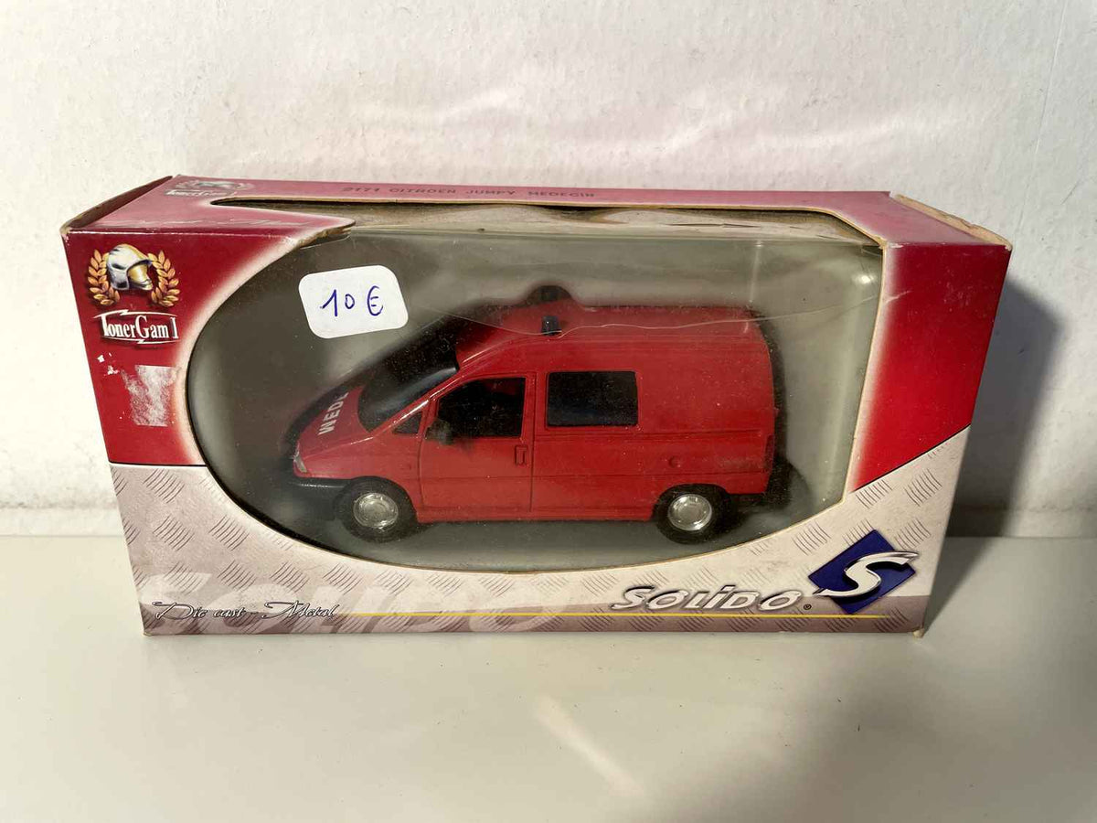 Citroën Jumpy rojo BOMBEROS Doctor (Referencia Solido 2171)