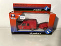 Rout Renault Express Pompjeeswon mat Unhänger (Solido Referenz 2130)