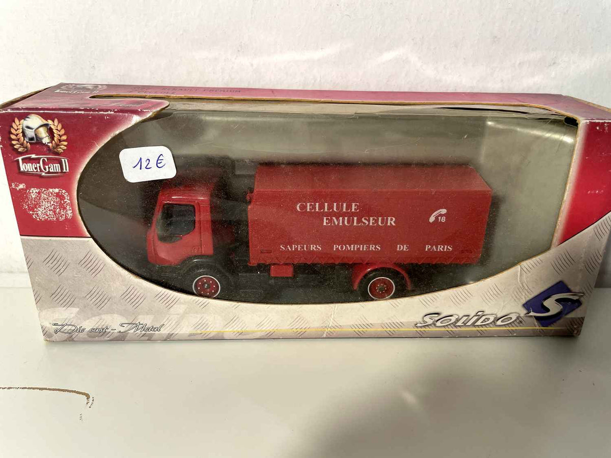 Renault Premium rosso VIGILI DEL FUOCO con cella emulsionante (riferimento Solido 3165)