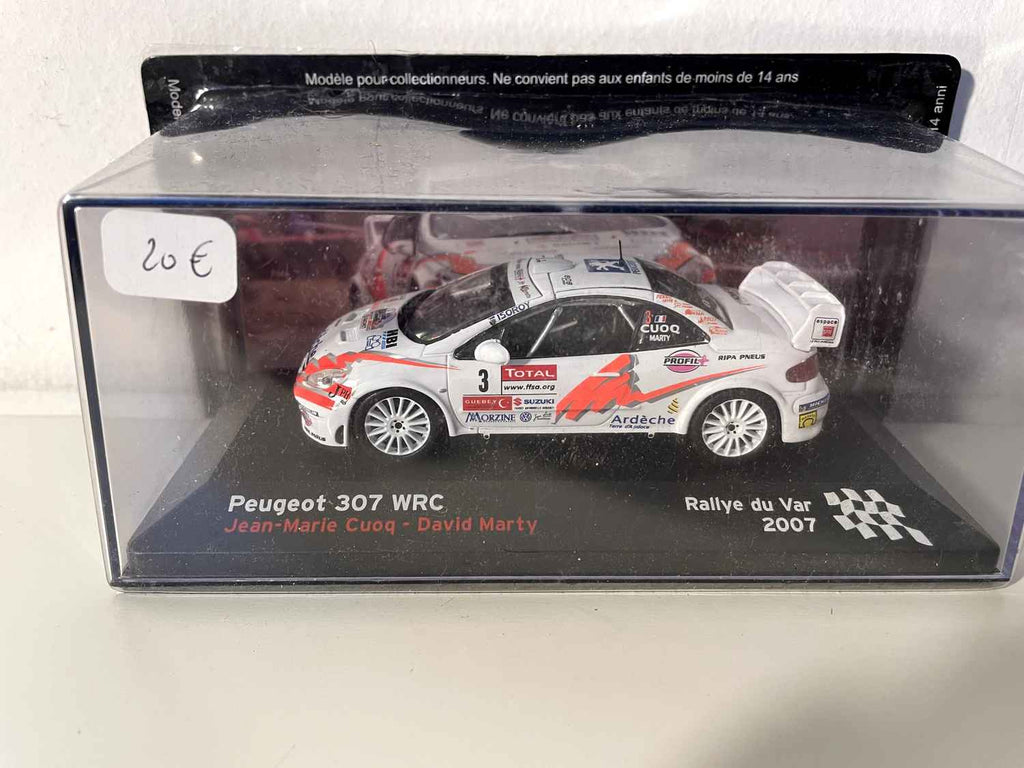 Peugeot 307 WRC wäiss Nummer 3 - Rallye du Var 2007