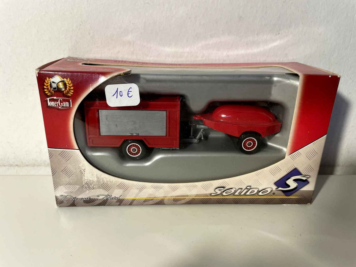 Set vun 2 FIREFIGHTER Unhänger (Solido Referenz 2174)