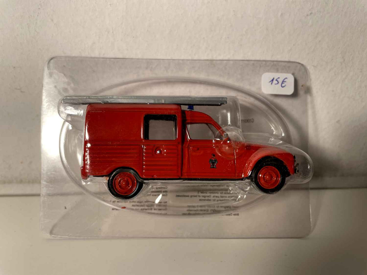 Citroën Acadiane rout POMPJÉIEREN Norev (an Blisterpackung)