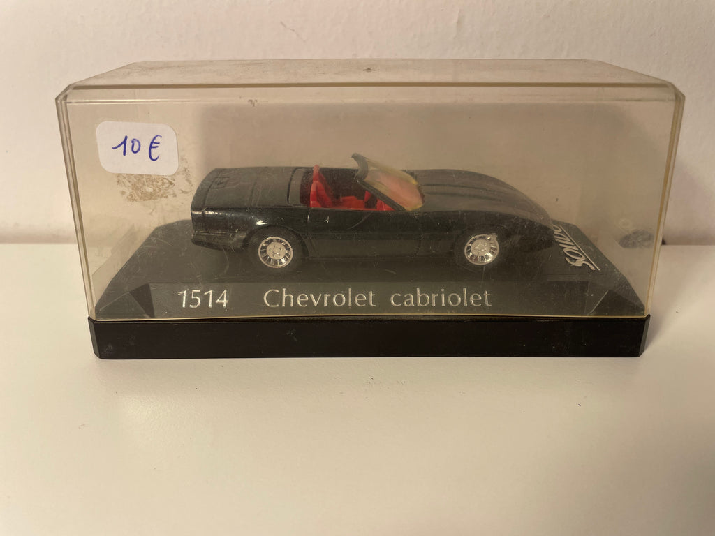 Black Chevrolet convertible Solido reference 1514 (American car)