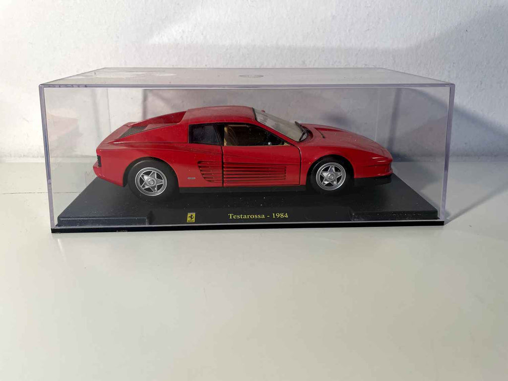 1984 Red Ferrari Testarossa - BURAGO (scale: 1/24)
