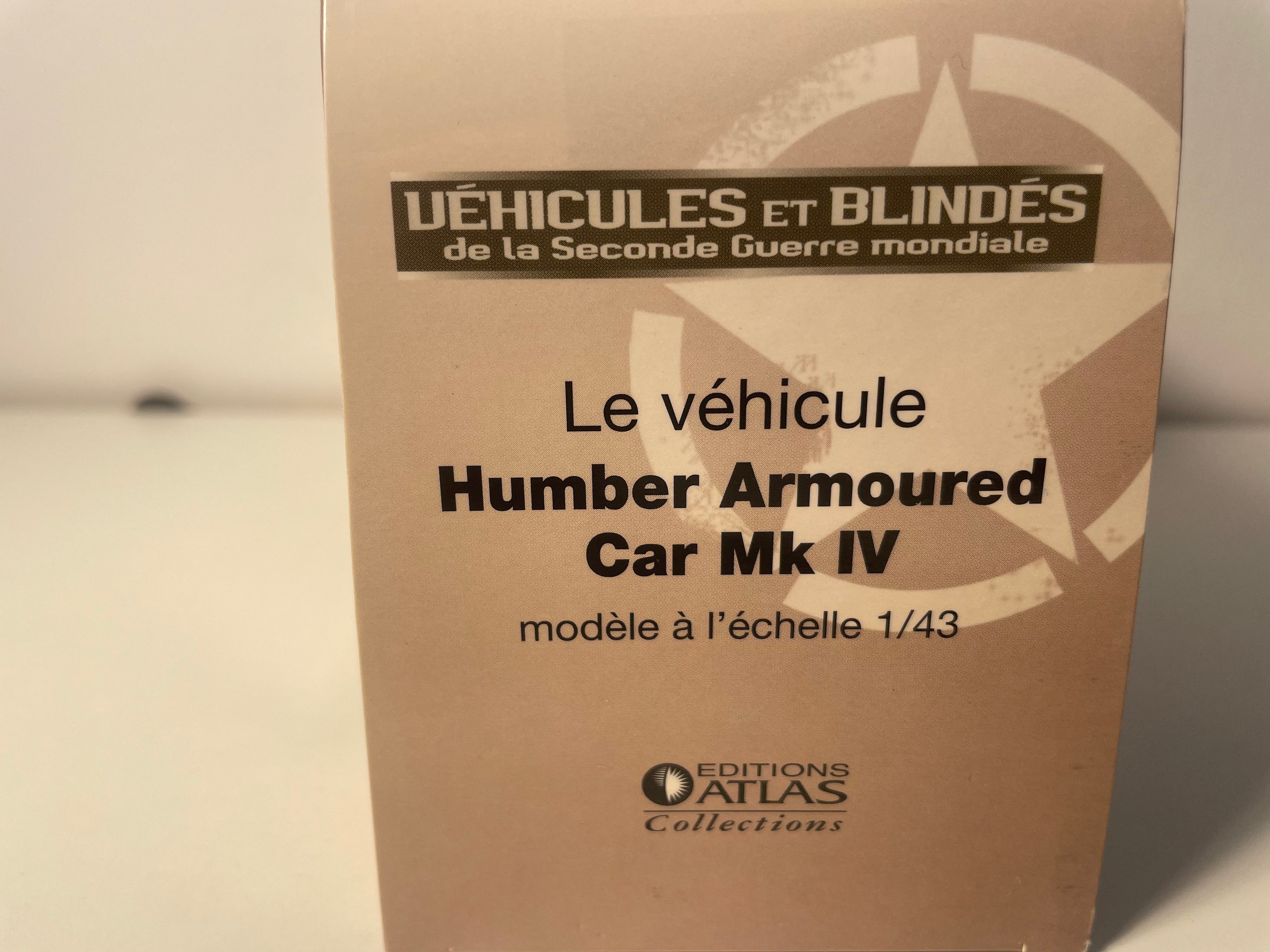 Vehículo blindado Humber Mk IV (tanque) - Atlas
