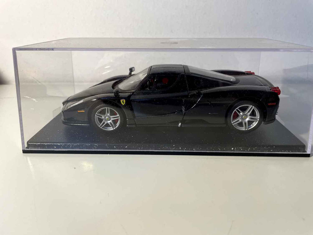 2002 Ferrari Enzo Ferrari Zwart - Burago (schaal: 1/24)