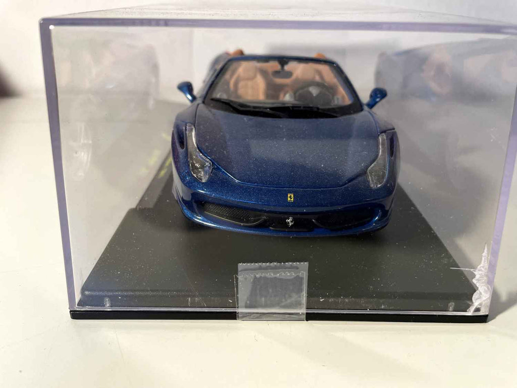 Ferrari 458 Spider blu del 2011 - BURAGO (scala: 1/24)