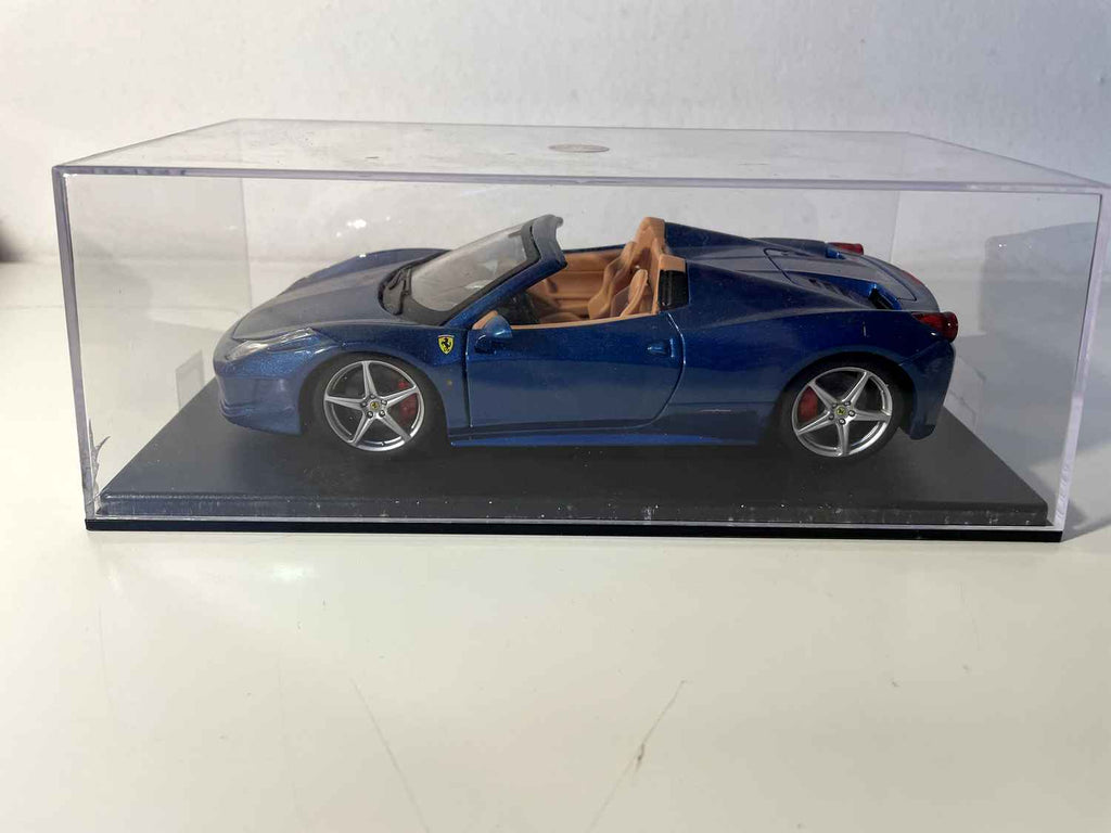 Ferrari 458 Spider blu del 2011 - BURAGO (scala: 1/24)