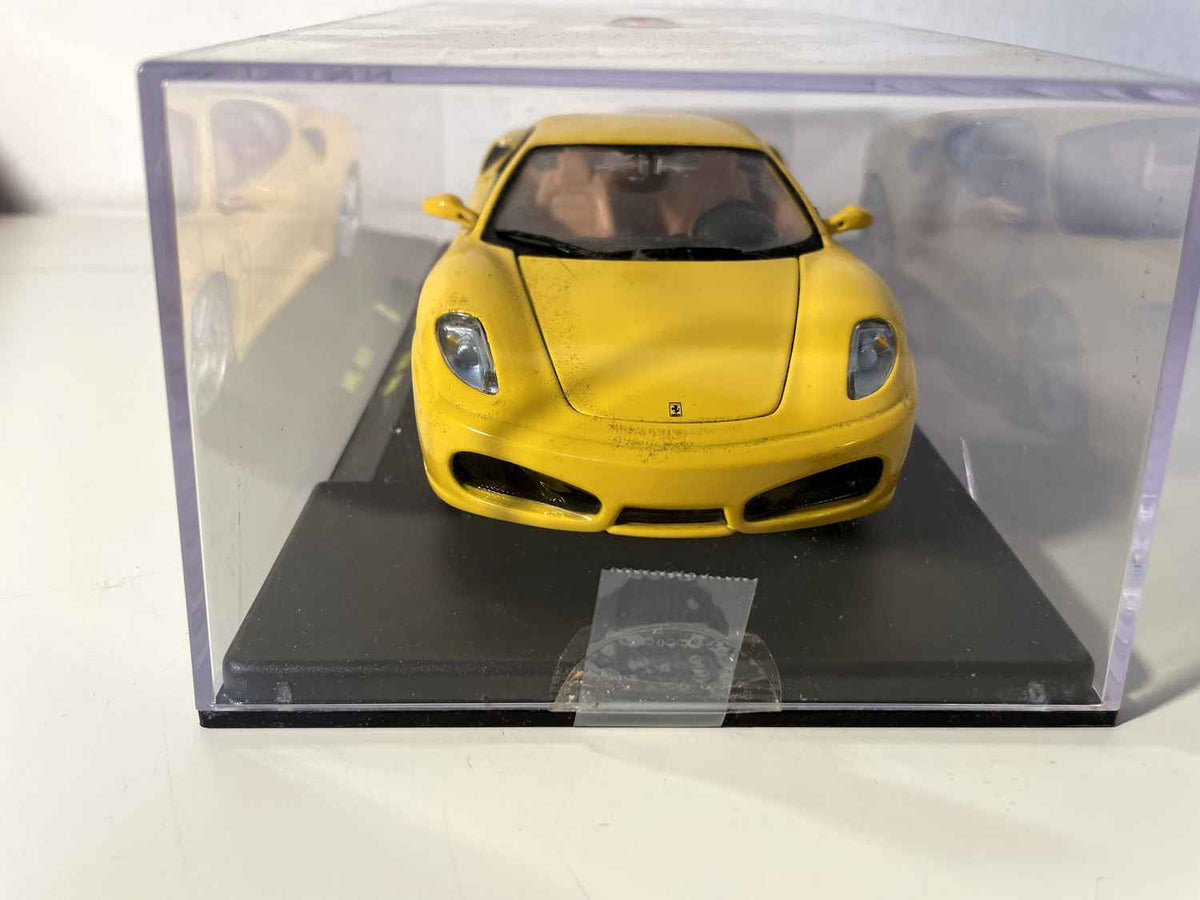 Ferrari F430 amarilla de 2004 - BURAGO (escala: 1/24)