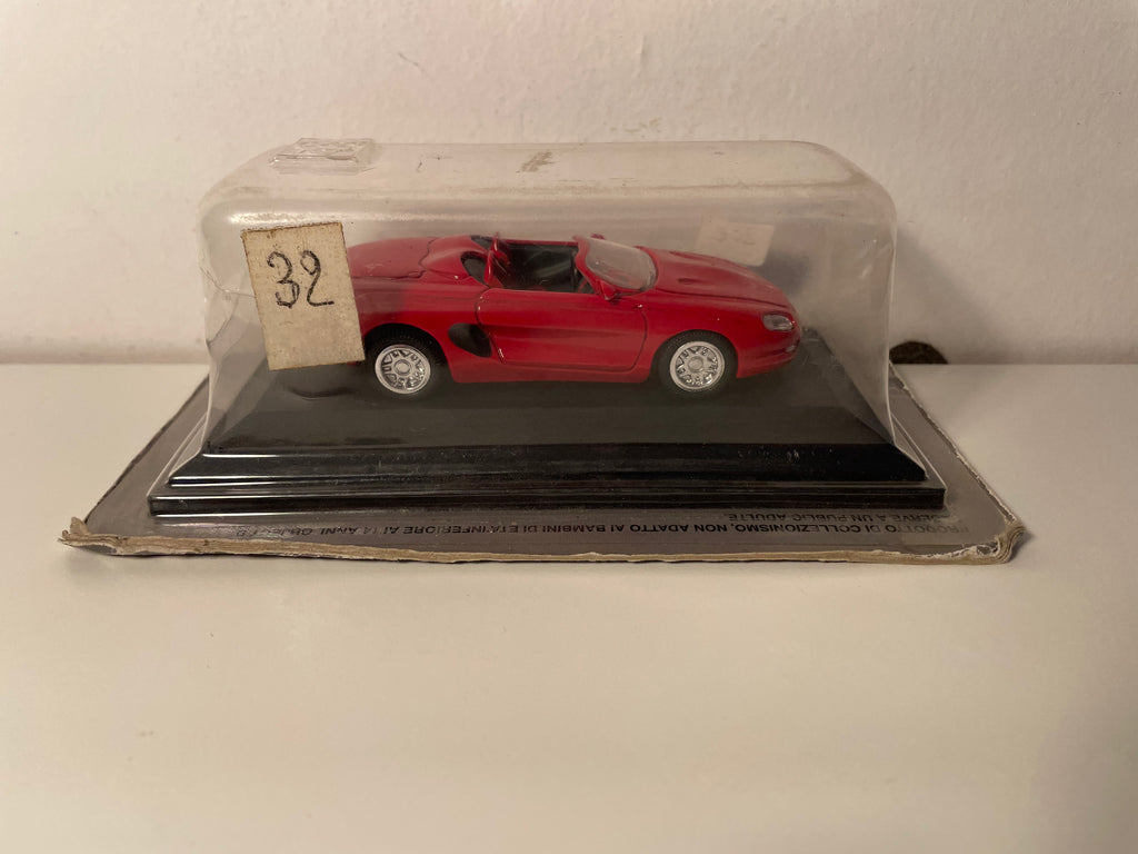 Ford Mustang Mach 3 rouge (voiture américaine) - blister