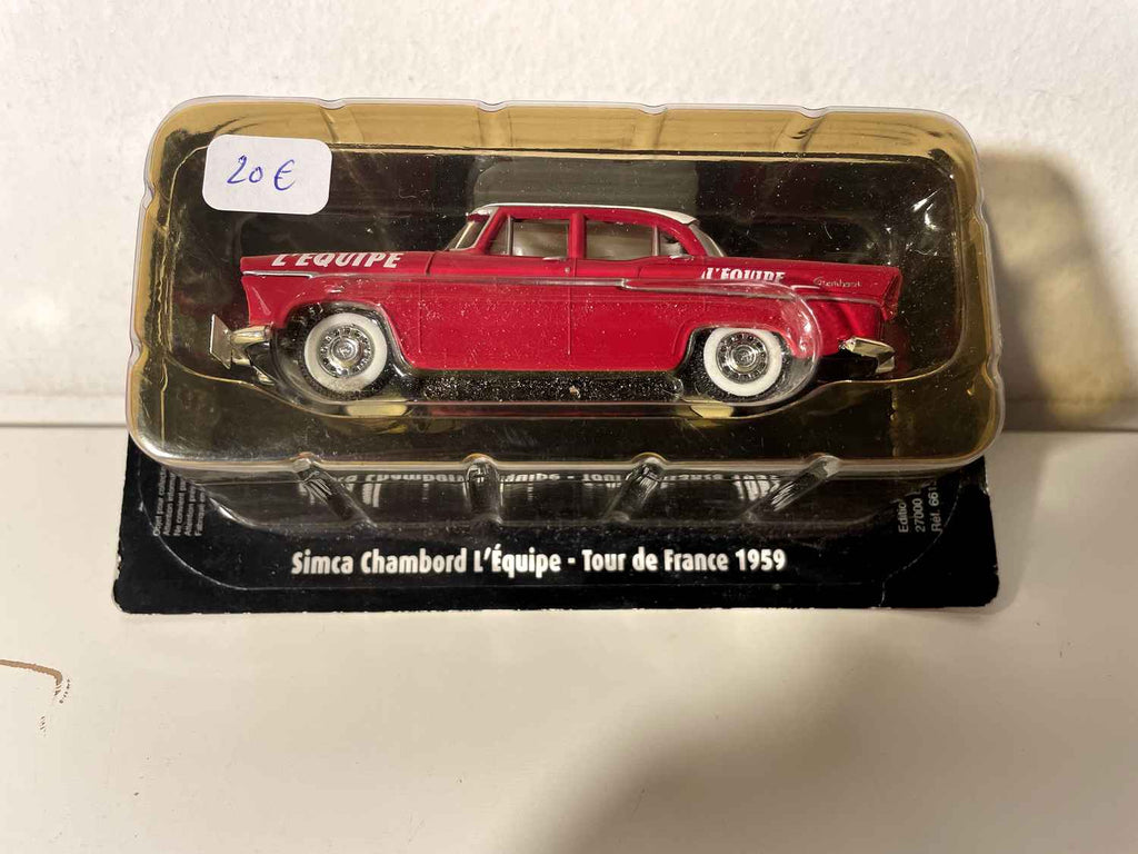 Simca Chambord rouge "L'Equipe" du tour de France de 1959