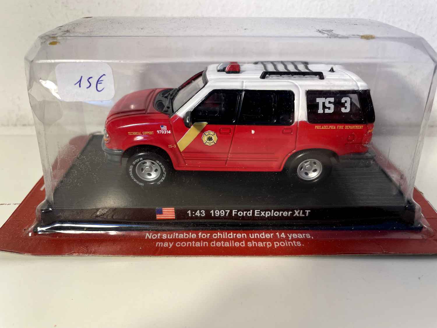 Carro de bombeiros Ford Explorer XLT de 1997 (Inglaterra)